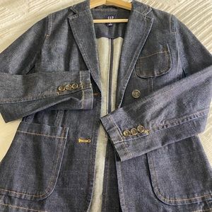 Gap women’s dark denim blazer